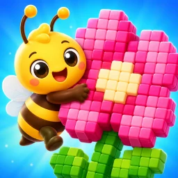 Bee Jam 3D: Voxel Puzzle 图标